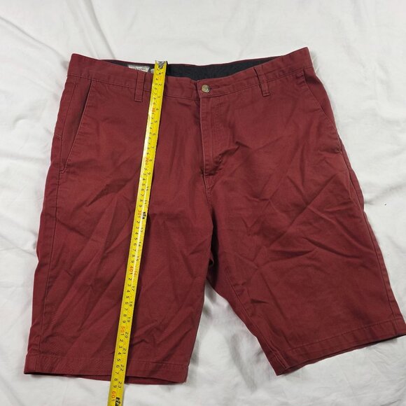 Volcom Corpo Class Mens Chino Shorts Size 36 Red Casual Lightweight Outdoors - Picture 8 of 9